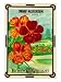 Dwarf Nasturtium Seed Packet Giclee Poster Print, 9x12
