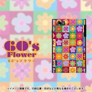 【クリックでお店のこの商品のページへ】CaseMarket オリジナル デザインケース docomo L-06D Optimus Vu ポリカーボネート素材 ハードケース [保護フィルム付] 【60’sフラワー】