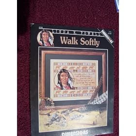 Walk Softly cross stitch chart