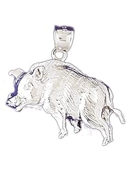 CleverEves 14K White Gold Animal Kingdom Pendant 7.2 - Gram(s)