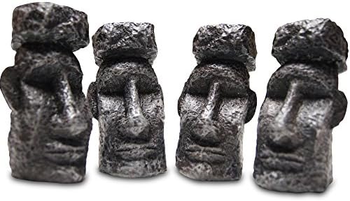 Easter Island Aquarium Ornaments Set of 4