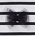 Gerber Baby Girls' 2 Pack Stripe Tops with Tulle Bows