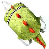 恐竜 リュック とげとげ キッズ 子供 喜ぶ カッコいい デザイン 誕生日 プレゼント ご褒美 勉強 自由 研究 遊び 遠足 ピクニック レジャー アウトドア キャンプ (グリーン)