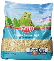 Kaytee Forti Diet Pro Health Bird Food for Parakeet, 5-Pound

