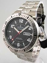 Croton Men's Stainless 50 ATM Automatic Watch #CA301077SSBK
