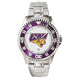 Northern Iowa Panthers Suntime Competitor Game Day Steel Band Watch - NCAA College Athletics