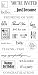 Fiskars 01-002259 Heidi Grace 4-by-8-Inch Clear Stamps, Greetings