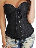 Corset Buy Slashing Sexy II Black Brocade Overbust Corset