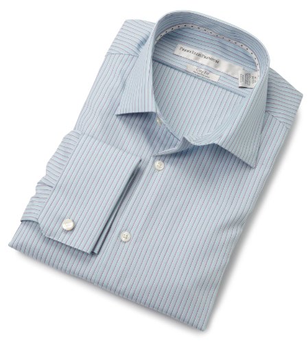  Perry Ellis Men's Premium Non Iron Fineline City Fit Shirt
