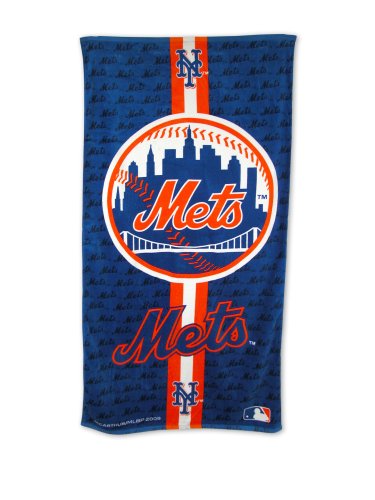 New York Mets Fiber Reactive Beach Towel