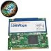 HQRP 802.11n MIMO Wi-Fi 300 Mb WLAN MiniPCI Card - Supports WPA (TKIP/AES), WEP, MIC, Shared Key, 802.1X - SST Technology for Long Distance & High Interference Environment plus HQRP MousePad