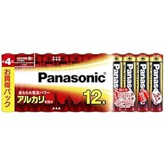 Panasonic アルカリ乾電池単四12本シュリンクパック LR03XJ/12SW