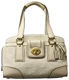 Coach Cream Leather Signature Satchel 12255 B4PH
