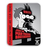 Futurama Tin Cubicle Sign - Join the Man-Machine Brotherhood