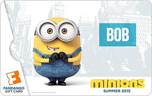 Fandango Minions Bob Gift Cards - E-mail Delivery