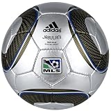 Adidas WC10 MLS Finals Repliqué Soccer Ball, Metallic Silver/Black/Metallic Gold, 3