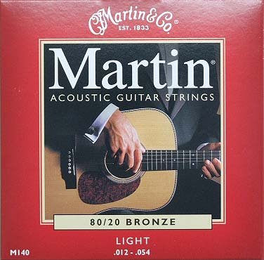 MARTIN M140/Light フォークギター弦
