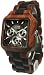 Tense Mens Multi-Eye Date Time Month Square Wood Watch B7305SD-W DF