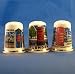 Porcelain China Collectable - Set of Three Thimbles - London Souvenir