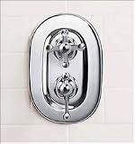 American Standard T373.740.099 Polished Brass Enfield Double Handle Thermostatic Valve Trim T373.740