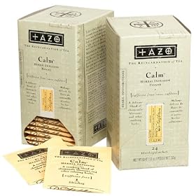 Tazo Calm Herbal Tea Filterbags with Dispenser, Six (6) 24-Count Filterbags (144 Bags Total)