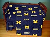 Michigan Wolverines Baby/Infant Little Fan Crib Set NCAA