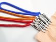 Professional Home and Clinic Dental Supplies - iDental Coiled Patient Bib Clip in Blue Color, Come in 10 Pieces per Order