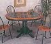 Kitchen & Housewares : Hunter Green Tile Top Extension Table