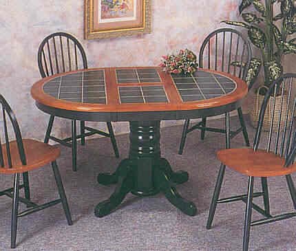 Childrens Toyshop  Kitchen & Housewares : Hunter Green Tile Top Extension Table