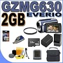 JVC Everio GZ-MG630 60GB Hard Drive HDD w/40x Optical Zoom Digital Camcorder (Blue) BigVALUEInc Accessory Saver 2GB BP815 Battery/Rapid Charger UV Bundle