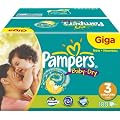 Pampers Baby-Dry Size 3 (9-20 lbs/4-9 kg) Nappies - Giga Pack of 180 Nappies