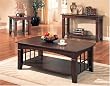 Cherry Finish Coffe Table By Coaster Furniture