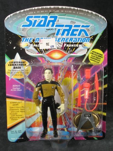 Childrens Toyshop  Toys : STAR TREK LT COMMANDER DATA 1992
