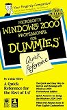 Windows 2000 Professional for Dummies Quick Reference