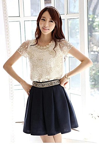 ブラウス 半袖 レース 上品 ２次会 シャツブラウス セクシー フレア 大きいサイズ 花柄 マキシワンピース ロング レース エレガンス 美脚  デート パーティ 冬物 秋物 可愛いスカーフ付き R134