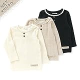 Biquette(ビケット) 長袖Ｔシャツ (80～130cm) キムラタンの子供服 (32341x32541-163) ベージュ 80