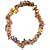 Preciozzo - Bracelet r�sine Ambre brut caramel