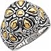 Two Tone Ladies Trendy Ring