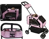 Pet Gear Travel System Pet Dog Stroller Pink PG8500PI