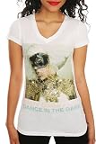 Lady Gaga Dance In The Dark V-Neck Girls T-Shirt Plus Size 51DKJd2HsSL. SL160 Lady Gaga Telephone Face Front T Shirt 2XL