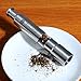 Thumbmill Stainless Steel Pump & Grind Salt & Pepper Mill - Set of 2