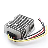 Dowonsol  ブースター変圧器12V(9-14V) 転15V 75W/120W/150W/225W トランス自動車直流コンバータ密封防水 ナビゲーション電源 DC-DCコンバーター 変換器アルミ