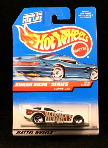 FUNNY CAR * SUGAR RUSH SERIES #2 of 4 * HOT WHEELS 1998 Basic Car Series * Collector #742 *
