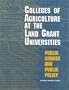 Colleges of Agriculture at the Land Grant Universities: Public Service and Public Policy