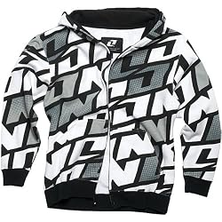 One Industries Quasar Youth Hoody Zip Casual Sweatshirt - Gray