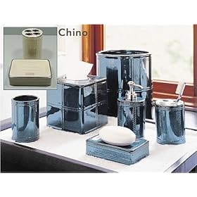 Chino Waste Basket by Bath Linens
