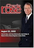 Charlie Rose with Kurt Eichenwald, Jack Coffee & Robert Mintz; Henry Siegman; James Blake (August 22, 2002)