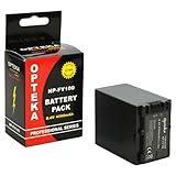 Opteka NP-FV100 4500mAh Ultra High Capacity Li-ion Battery Pack for Sony Ha ....