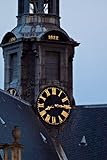 IMAGE OF Clock Of Noorderkerk - Fine Art Photography - Canvas Wall Hanging - Amsterdam Collection - Amsterdam - 16 x 24