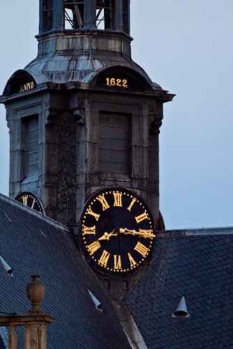 Clock Of Noorderkerk - Fine Art Photography - Canvas Wall Hanging - Amsterdam Collection - Amsterdam - 16 x 24